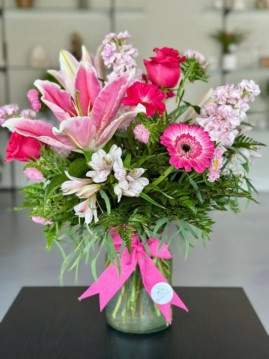 pink bouquet franklin louisiana