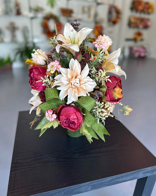 Cemetery Silk Arrangement