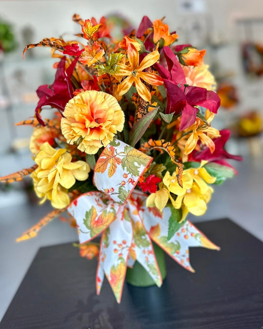 Cemetery Silk Arrangement