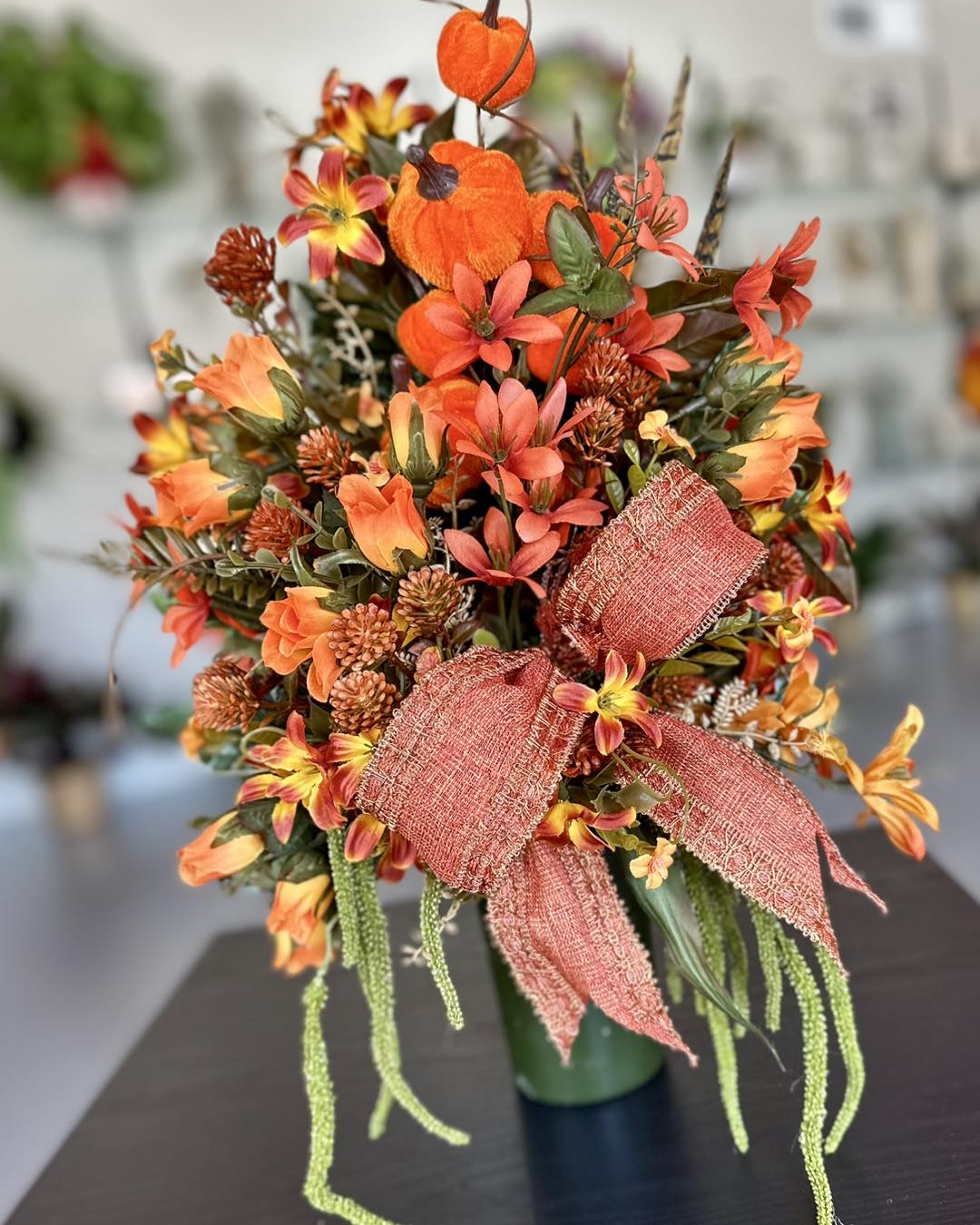 Cemetery Silk Arrangement