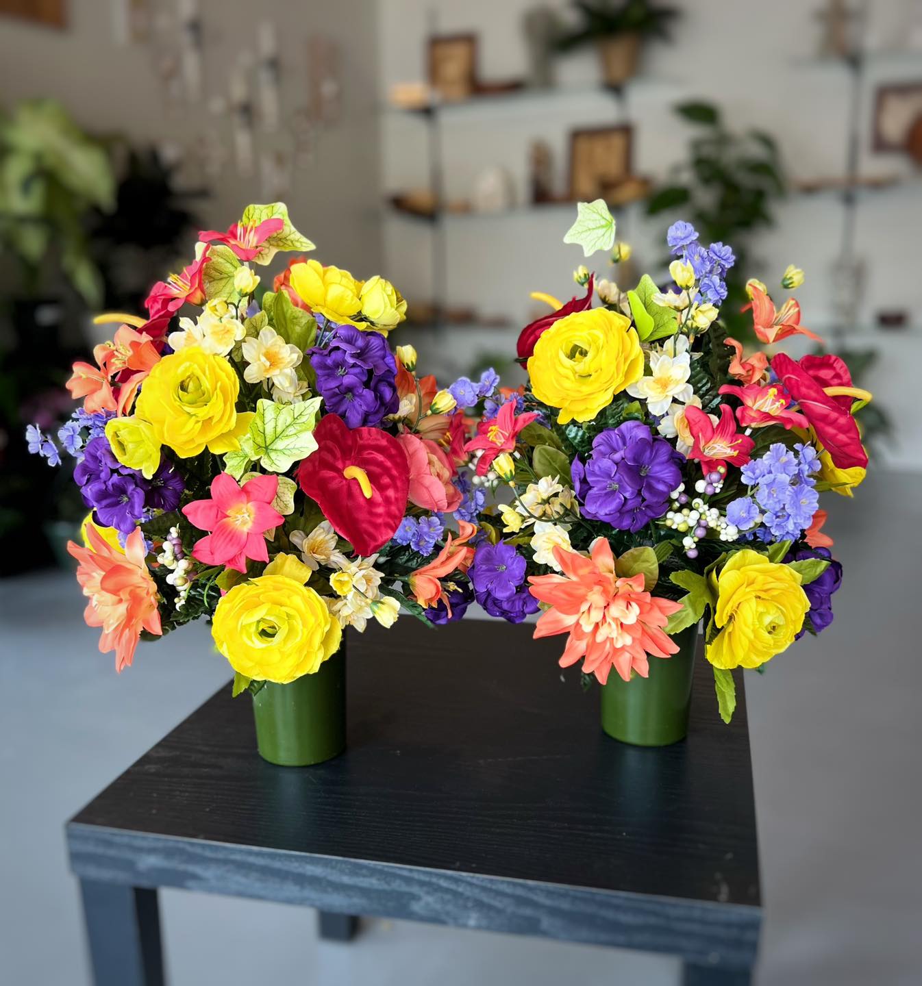 Cemetery Silk Arrangement